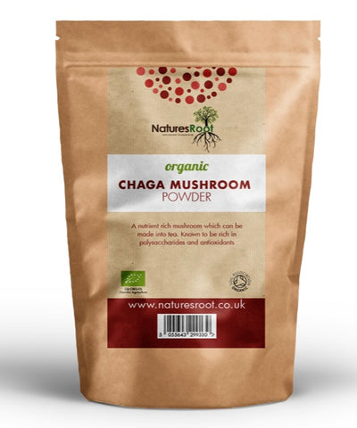 Discover the Power of Nature: Organic Chaga Mushroom Powder by Nature’s Root